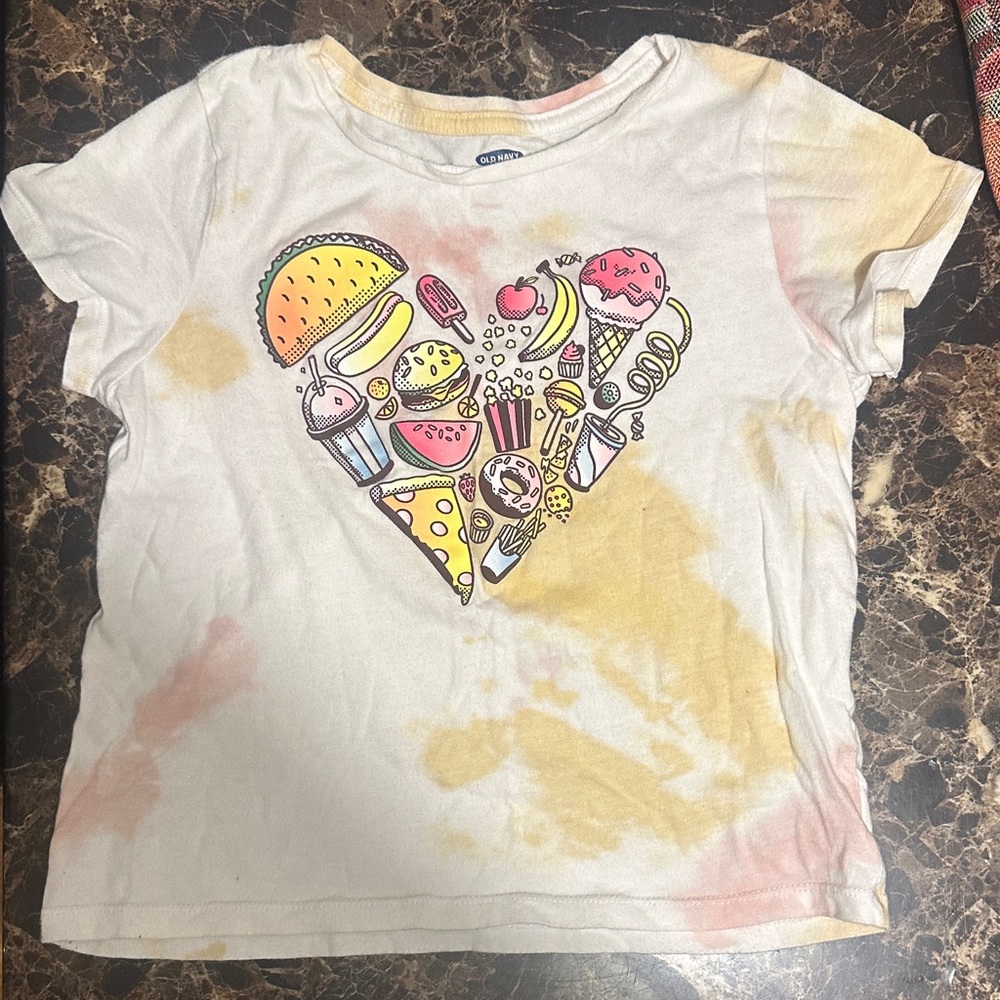 Old Navy Kids' Multicolor Heart Graphic Tee